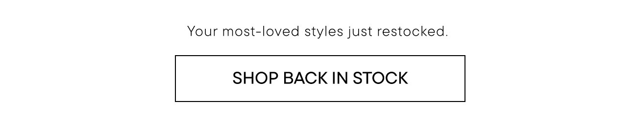 Back in Stock