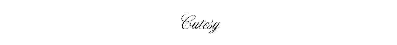 Cutesy