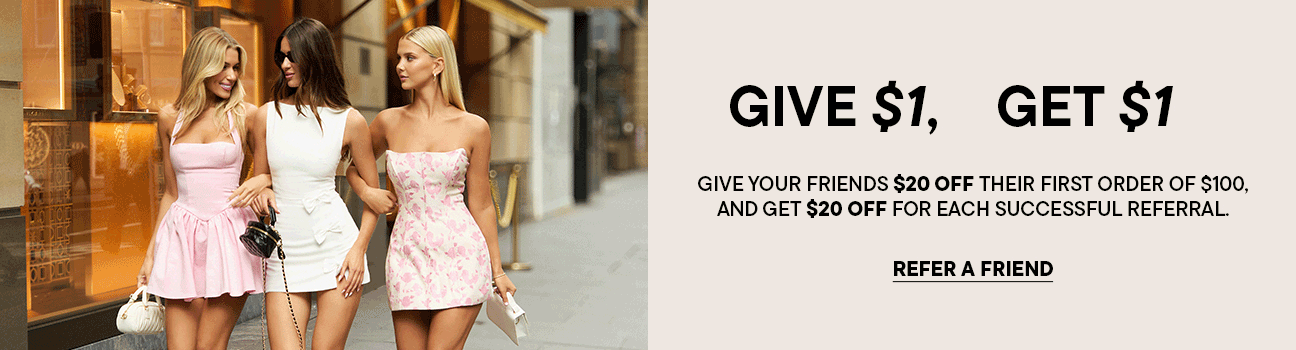 Showpo.com | Refer A Friend for $20