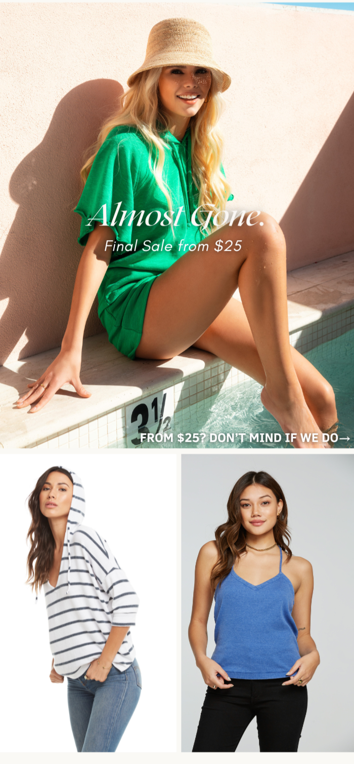 Memorial Day Sale: Final Sale Steals from $25 Memorial Day Sale: Final Sale Steals from $25