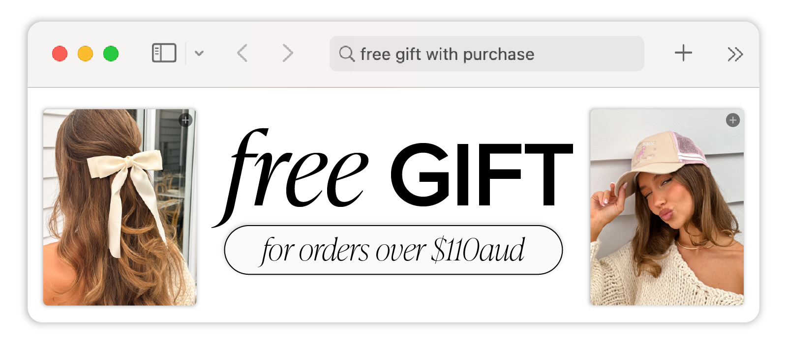 Gift With Purchase - For orders over $110 AUD
