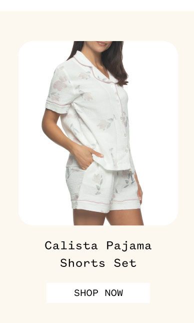 Calista Pajama Shorts Set