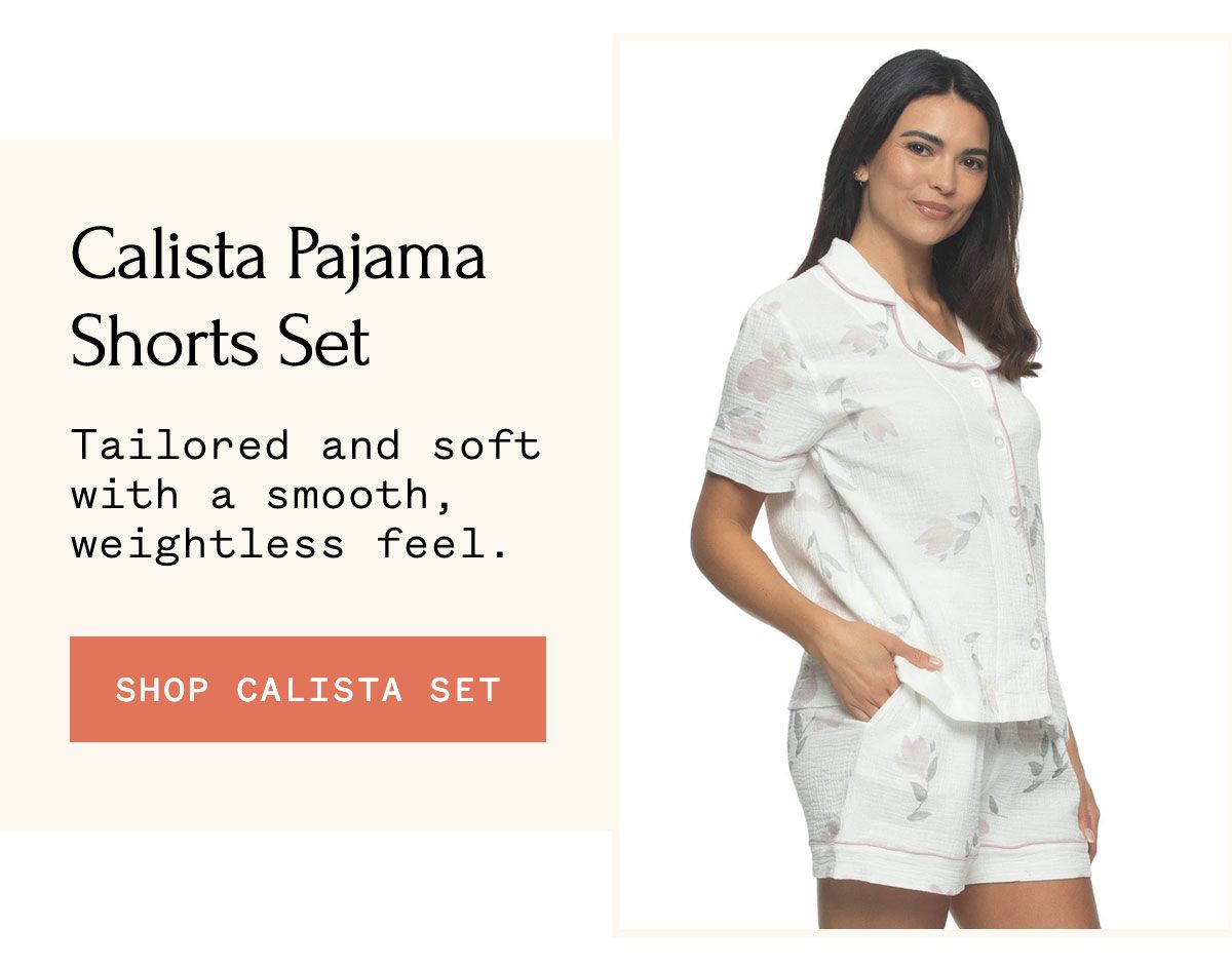 Calista Pajama Shorts Set Calista Pajama Shorts Set