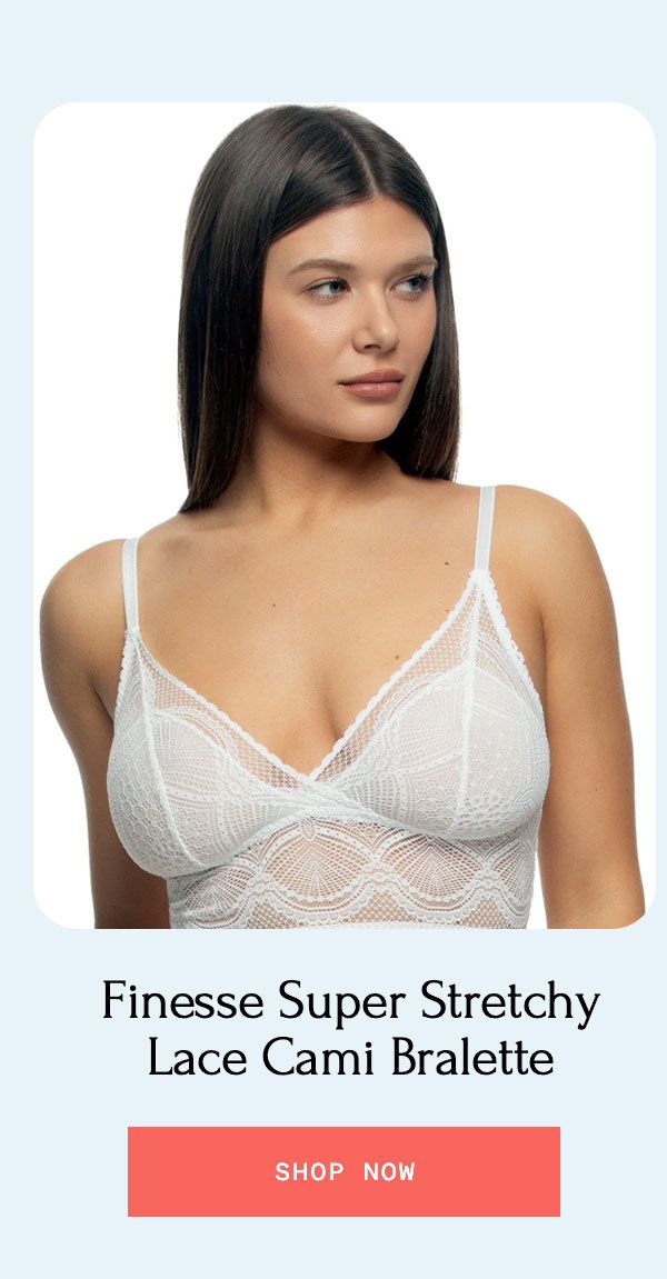 Finesse Super Stretchy Lace Cami Bralette