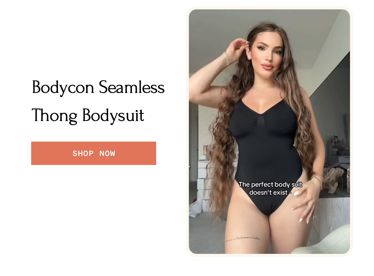 Bodycon Seamless Thong Bodysuit