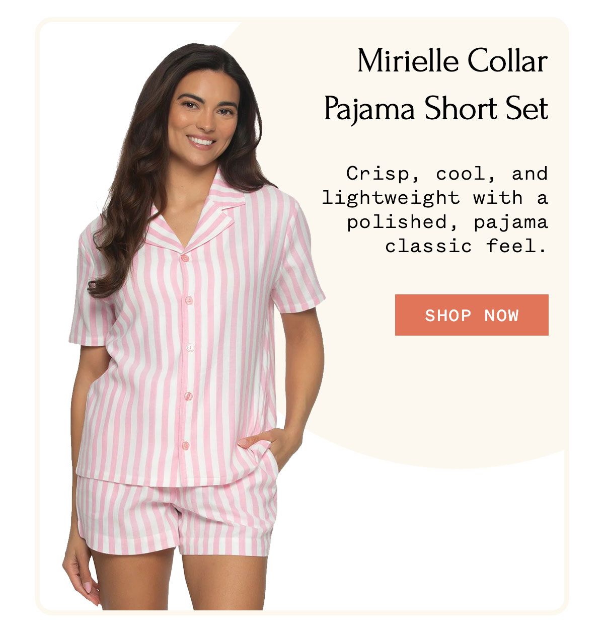 Mirielle Collar Pajama Short Set