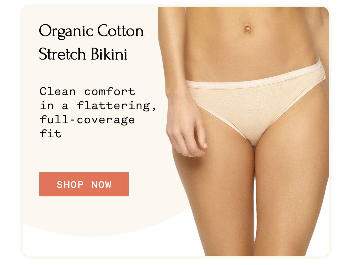 Organic Cotton Stretch Bikini