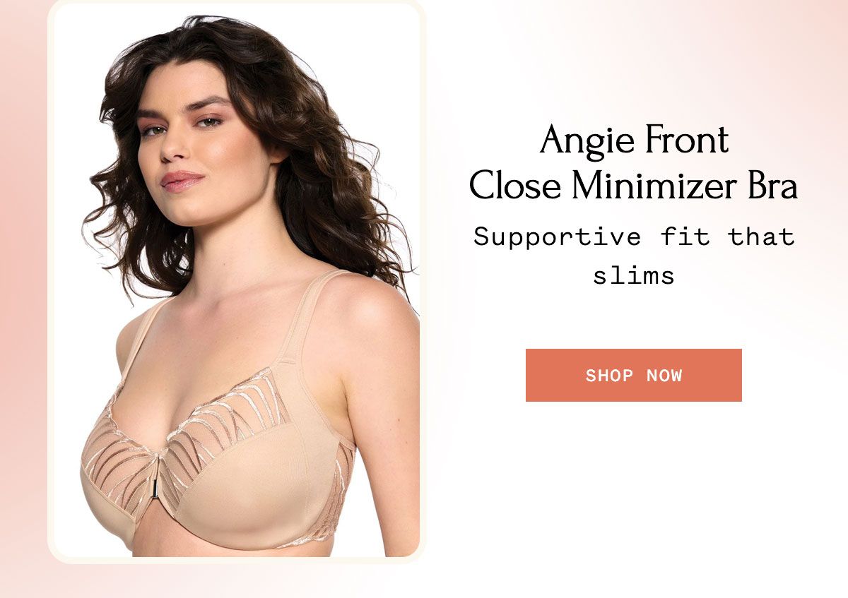 Angie Front Close Minimizer Bra
