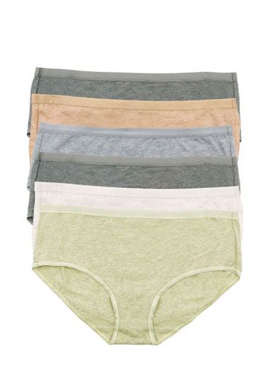 Organic Cotton Hipster Panties 6-Pack