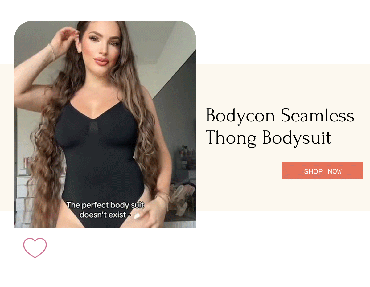 Bodycon Seamless Thong Bodysuit SHOP NOW