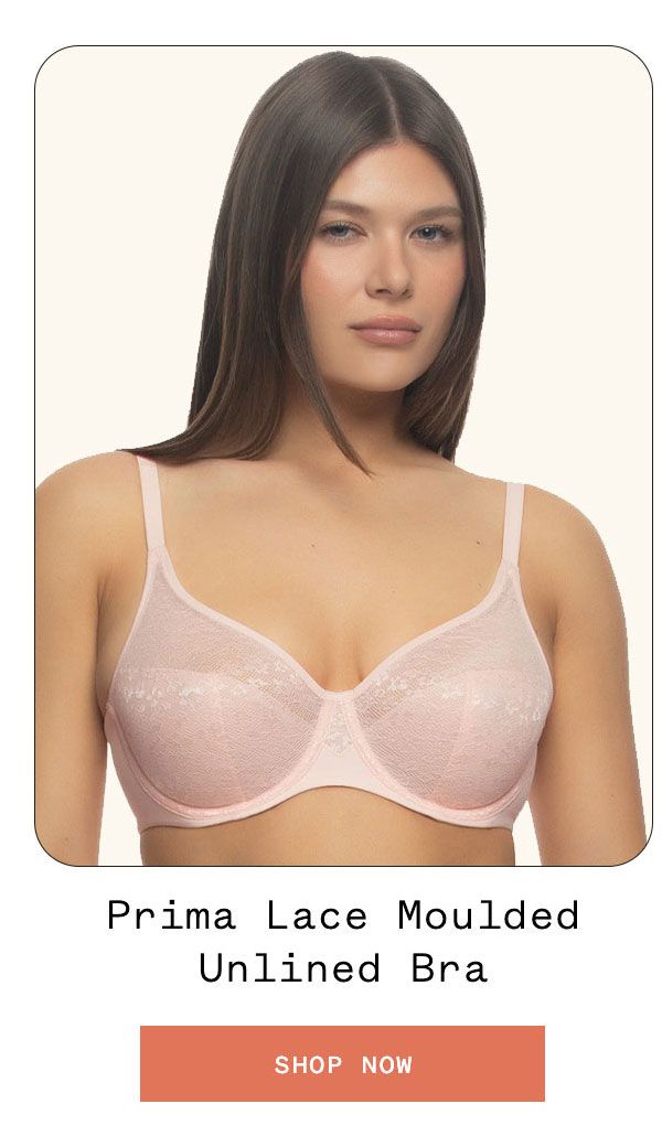 Prima Laced Moulded Unlined Bra SHOP NOW